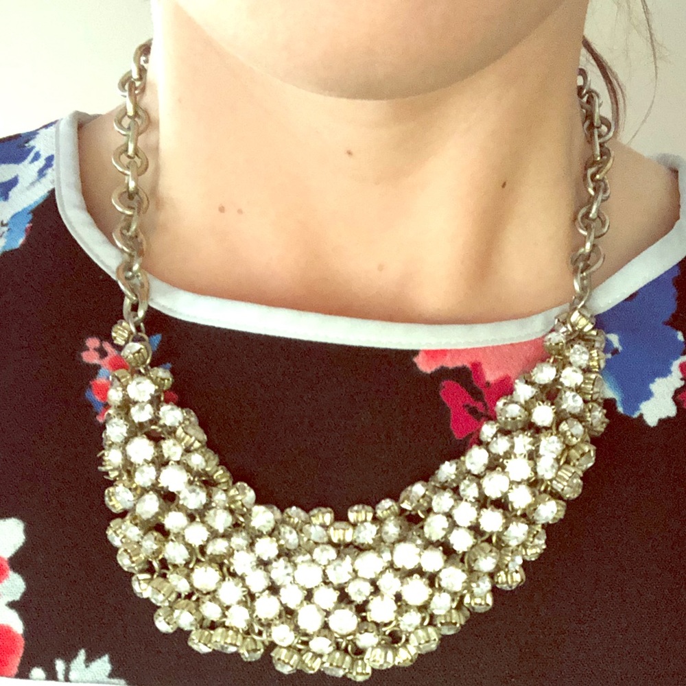 J crew crystal necklace